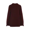 Max Mara Knit Mini Dress High Neckline In Red