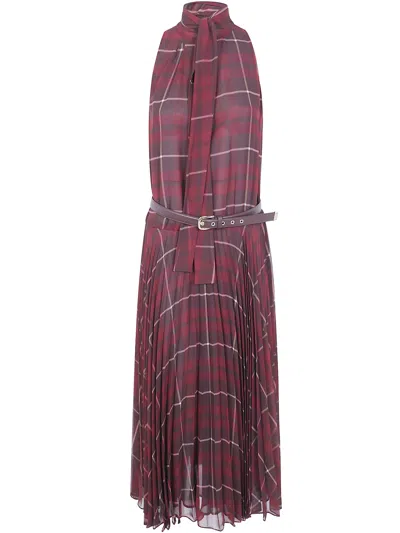 Max Mara Sleeveless Dress In Purple