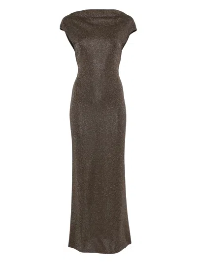 MAX MARA DRESS WITH LAMÉ DETAIL