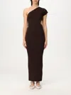 Max Mara Dress Woman Brown In Black
