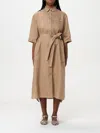 Max Mara Salute Midi Dress In Multi