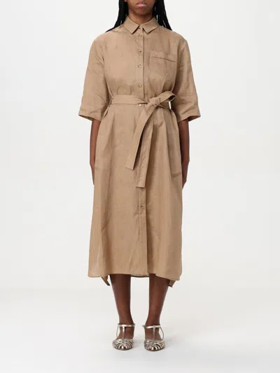 MAX MARA MAX MARA DRESS WOMAN CAMEL