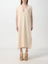 Max Mara Dress Woman Cream In Neutral
