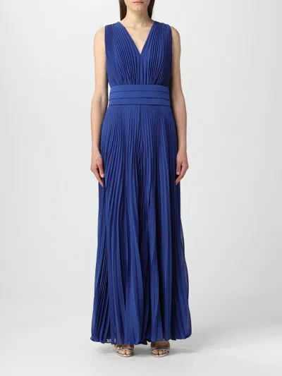 Max Mara Dress Woman Gnawed Blue