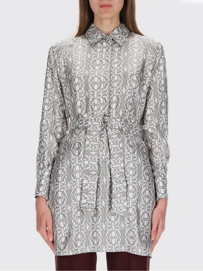 Max Mara Dress  Woman Color Pearl In Gray