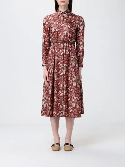 Max Mara ドレス  レディース カラー レッド In Multi