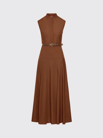 Max Mara Dress Woman  Studio In Brown