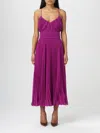 Max Mara Dress Woman Violet In Purple