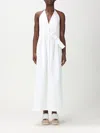 Max Mara Dress Woman White In White