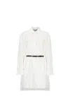 Max Mara Alcade Poplin Oversized Mini Dress Clothing
