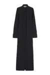 Max Mara Maxi Dress With Unique Cut-out In Black