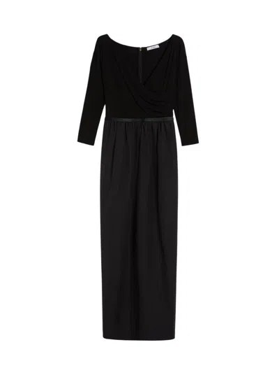 Max Mara Women's Kaiser Jersey Dress Black | Size Medium | 2511621022600003