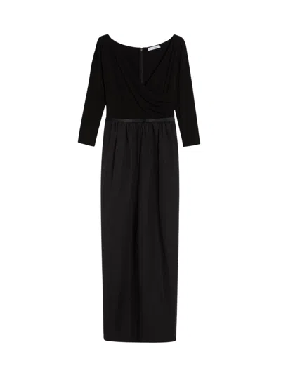 Max Mara Kaiser Jersey Dress Black