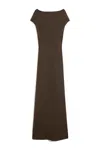 Max Mara Robe En Fil De Viscose Et Lurex In Green