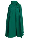 Max Mara Draped High Neckline Maxi Sleeveless Dress