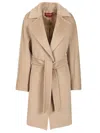 Max Mara Dressing Gown Coat Coats Beige In Brown