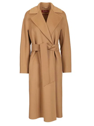 Max Mara Dressing Gown Coat Coats Beige In Brown