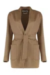 Max Mara Classy Coat Style Jacket In Brown