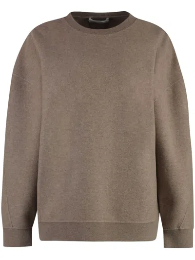 Max Mara Elvira Wool And Cashmere Sweater In Neutral