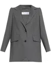 Max Mara Ebridi Blazer In Grey