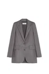 Max Mara Ebridi Wool And Silk Single-breasted Blazer