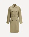 Max Mara Ebrien Trench Coat In Green
