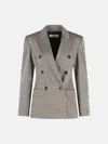 Max Mara Eccelso Blazer Viscose Virgin Wool Tailoring In Black