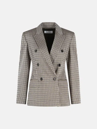 Max Mara Eccelso Blazer Viscose Virgin Wool Tailoring In Multi