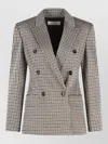 Max Mara Eccelso Blazer Viscose Virgin Wool Tailoring In Multi