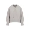 Max Mara Beige Ribbed Jumper In Neutro