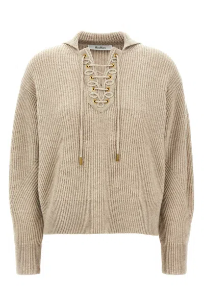 Max Mara 'eccelso' Sweater In Neutral