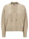 Max Mara Eccelso Sweaters And Cardigans Beige In Neutral