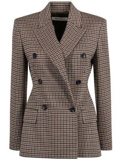 MAX MARA MAX MARA ECCELSO WOOL BLEND DOUBLE BREASTED BLAZER