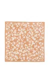 Max Mara Eclectic Geometric Pattern Scarf In Brown
