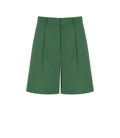 Max Mara Ecuba Green Bermuda Shorts