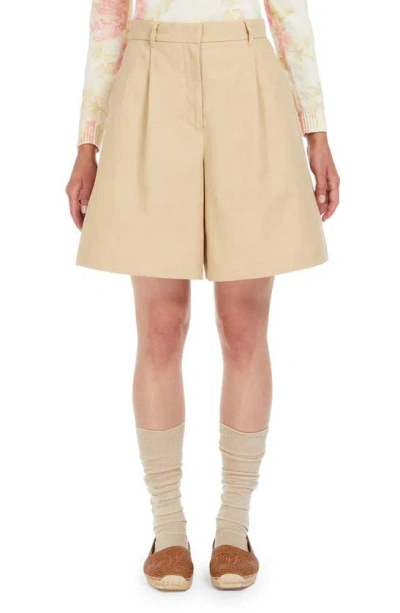 MAX MARA ECUBA HIGH WAIST BERMUDA SHORTS