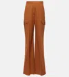 Max Mara Pants  Woman Color Leather In Orange