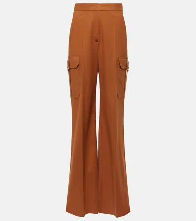 Max Mara Pants  Woman Color Leather In Brown