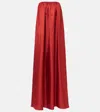 Max Mara Maxikleid Edda Aus Seide In Rot
