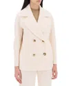 Max Mara Edgard Wool And Cashmere Blazer In White
