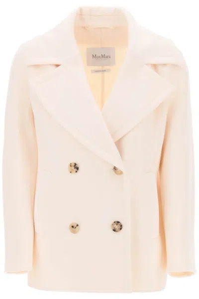 Max Mara Edgard Wool And Cashmere Blazer In White