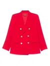 Max Mara Edicola Blazer In Red