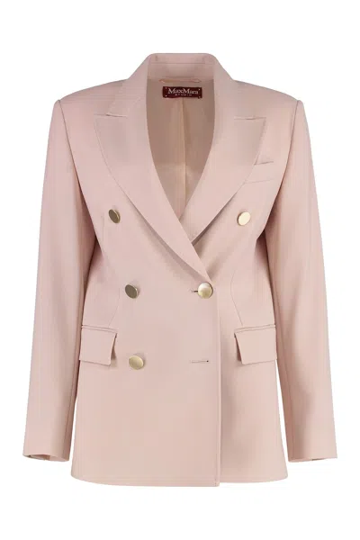 MAX MARA EDICOLA DOUBLE-BREASTED WOOL BLAZER