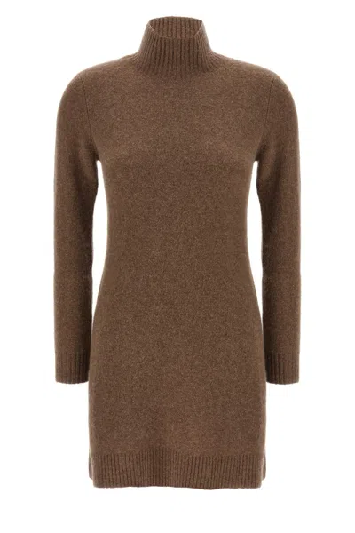 Max Mara 'edison' Dress In Brown