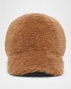 Max Mara Edit Teddy Cap In Camel