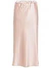 Max Mara Toggle-waist Midi Skirt In Neutrals