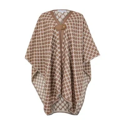 Max Mara Editti Cape In Brown