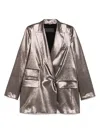 Max Mara Double-breasted Casual Jacket In Brown