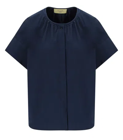 Max Mara Weekend Educata Blue Shirt