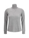 Max Mara Educata Turtleneck In Gray